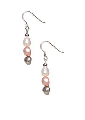 Belk Silverworks Multi Drop Hook Earrings