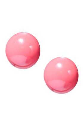 Kim Rogers Coral Dome Clip Earrings