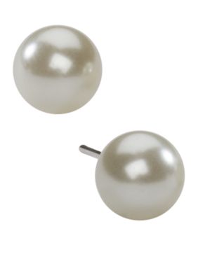 Kim Rogers 8mm Pearl Stud Earring