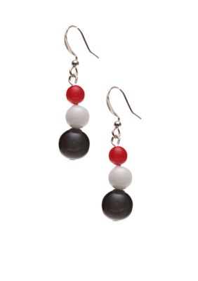 Kim Rogers Ball Drop French Wire Earrings