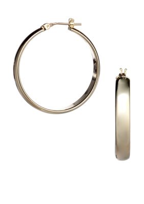 Kim Rogers 14K Gold Filled Post Hoop Earrings