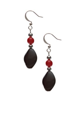 Kim Rogers Flat Oval French Wire Earrings