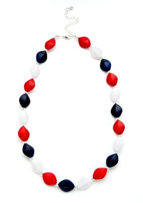 Kim Rogers Long Necklace With Stones