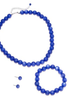 Kim Rogers Blue Necklace/Bracelet/Earring Set