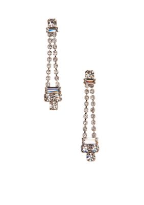 Kim Rogers Two Strand Baguette Earrings