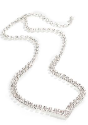 Kim Rogers&reg; Two Row Clear Rhinestone 