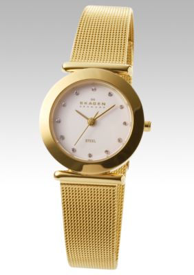 Skagen Women's Classic Gold Mesh Watch