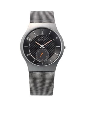 Skagen Titanium Case and Mesh Band Watch