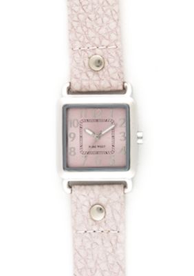 Nine West Square Bezel With Light Grey Strap