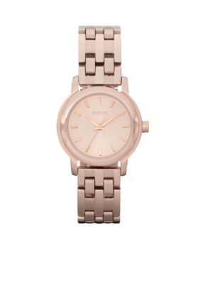 DKNY Rose Gold Tone Sunray Dial Park Avenue Watch