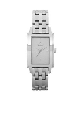 DKNY Ladies Stainless Steel Rectangular Bracelet Watch
