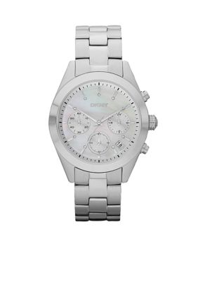 DKNY Ladies Glitz Chronograph Stainless Steel Bracelet