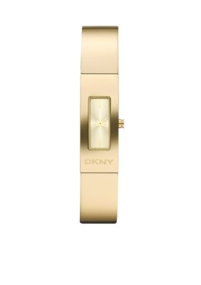DKNY Ladies Gold-Tone Stainless Steel Bangle