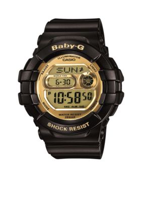 G-Shock Black with Gold face 3D Protector Baby-G