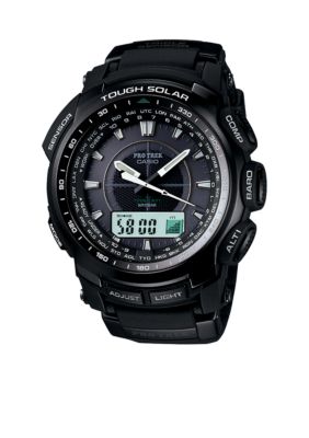 Casio Analog Blackout Pro Trek Watch
