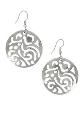 Erica Lyons Must Have Silver Disc Earrings