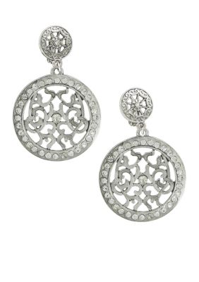 Erica Lyons Must Have Silver Disc Earrings