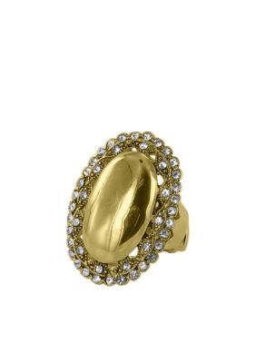 Erica Lyons Gold Oval Ring