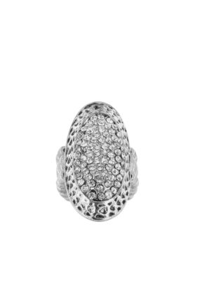 Erica Lyons Silver Hematite Ring