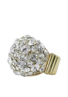 Erica Lyons Gold Crystal Ring