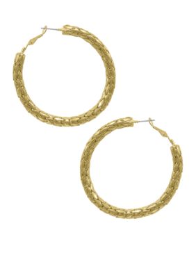 Erica Lyons Gold Hoop Earring