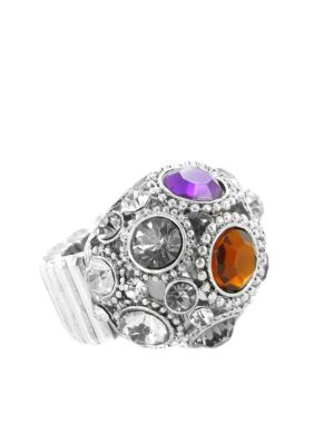 Erica Lyons Multi Colored Stretch Ring