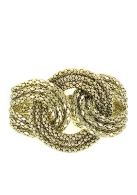 Erica Lyons Gold Hinged Bracelet