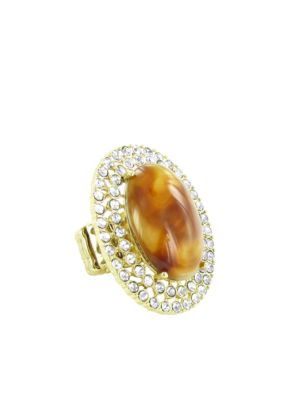 Erica Lyons Oval Amber Ring