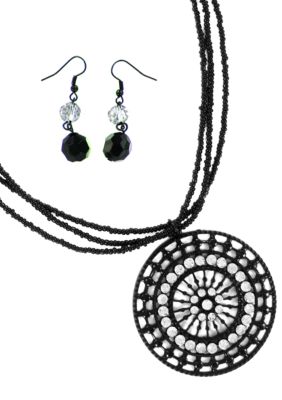 Erica Lyons Necklace and Earrings Set