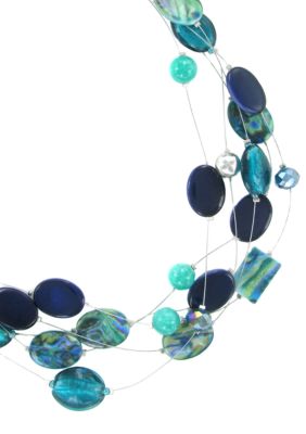 Erica Lyons Bermuda Blue Necklace
