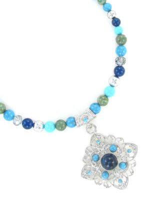 Erica Lyons Bermuda Blue Necklace