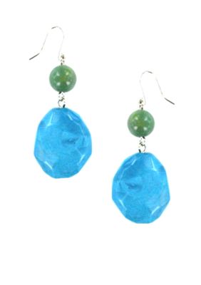 Erica Lyons Bermuda Blue Earrings