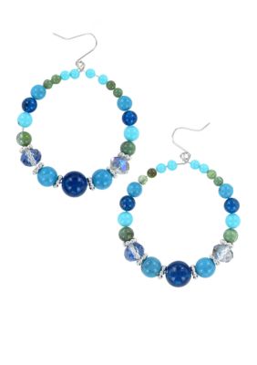 Erica Lyons Bermuda Blue Earrings