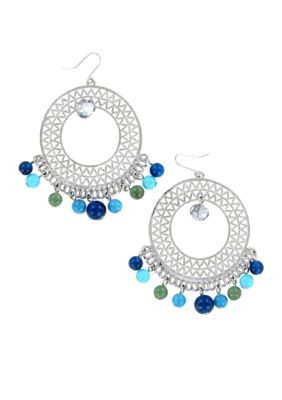 Erica Lyons Bermuda Blue Earrings