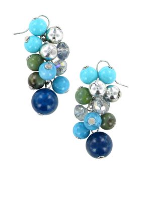 Erica Lyons Bermuda Blue Earrings