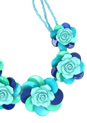 Erica Lyons Bermuda Blue Necklace