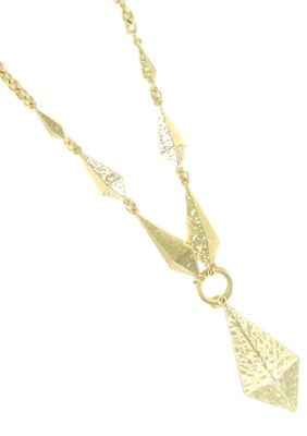 Erica Lyons Gold Metal Works Necklace