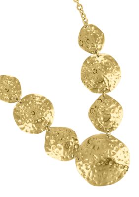 Erica Lyons Gold Metal Works Necklace