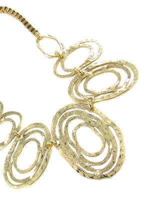 Erica Lyons Gold Metal Works Necklace
