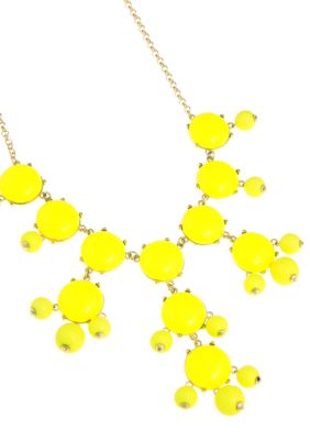 Erica Lyons Lemoncello Yellow Crush Necklace