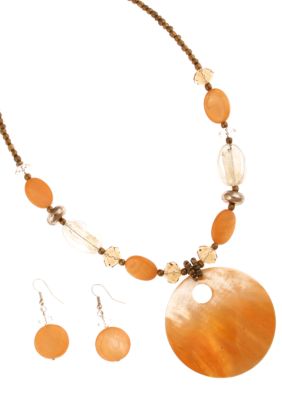 Erica Lyons Necklace and Earrings Set