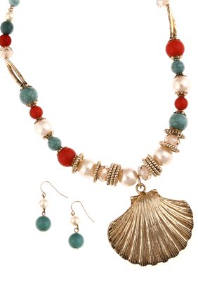 Erica Lyons Necklace and Earrings Set