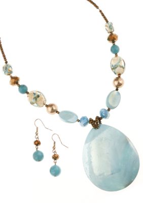 Erica Lyons Necklace and Earrings Set