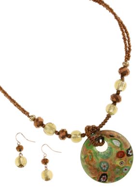 Erica Lyons Necklace and Earrings Set