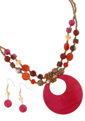 Erica Lyons Necklace and Earrings Set