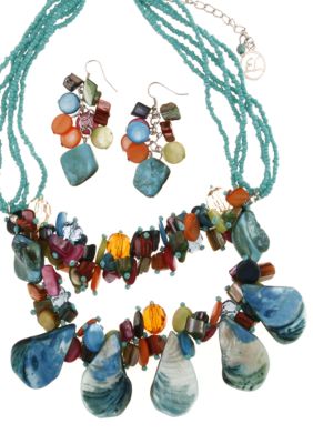 Erica Lyons Necklace and Earrings Set