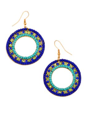 Erica Lyons Preppy Chic Pierced Earrings