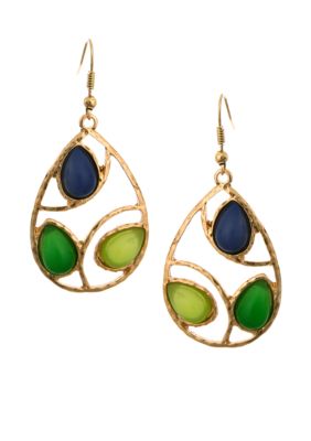 Erica Lyons Preppy Chic Pierced Earrings