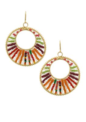 Erica Lyons Bohemian Beauty Pierced Earrings