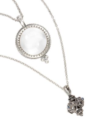 Lucky Brand Jewelry Double Pendant Necklace